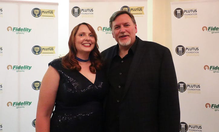 Miranda and Steve at the 9th Annual Plutus Awards